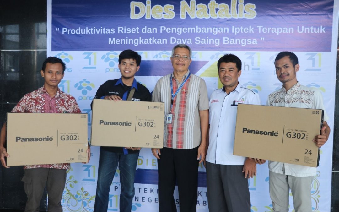 3 Mahasiswa PENS, Bawa Pulang Hadiah dari Dr (HC) Rachmat Gobel