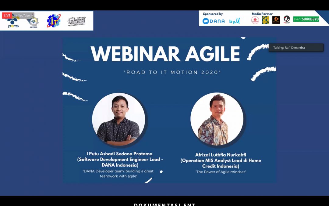 Dalam Rangka Memeriahkan Ulang Tahunnya yang ke-20, HIMIT PENS Helat Webinar IT Motion