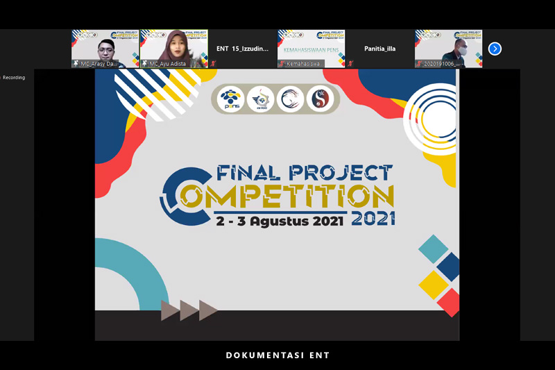 Final Project Competition 2021 : Wadah Para Mahasiswa PENS untuk Menunjukkan Karya Proyek Akhir