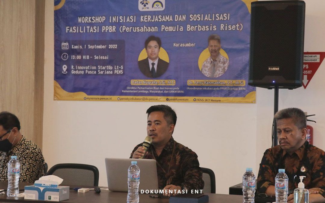 Guna Membuat Inisiasi Kerjasama dan Sosialisasi Fasilitas PPBR, PENS Sky Venture Helat Workshop Bersama BRIN